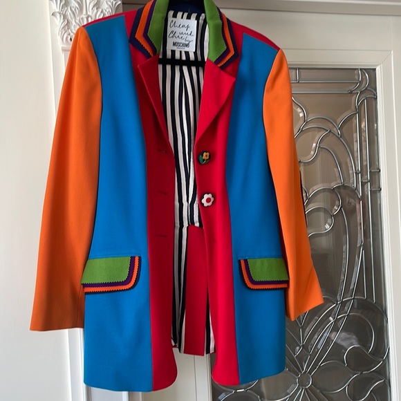 Moschino Jackets & Blazers - Moschino Cheap and Chic Vintage very colorful Blazer Size 12